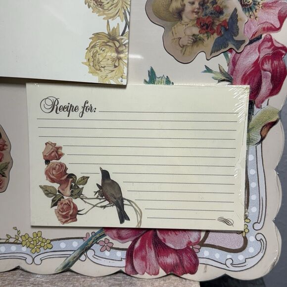 VTG Victorian Kitchen Set Shopping List, Labels, Notepad, Magnets, Recipe Cards - Picture 8 of 16